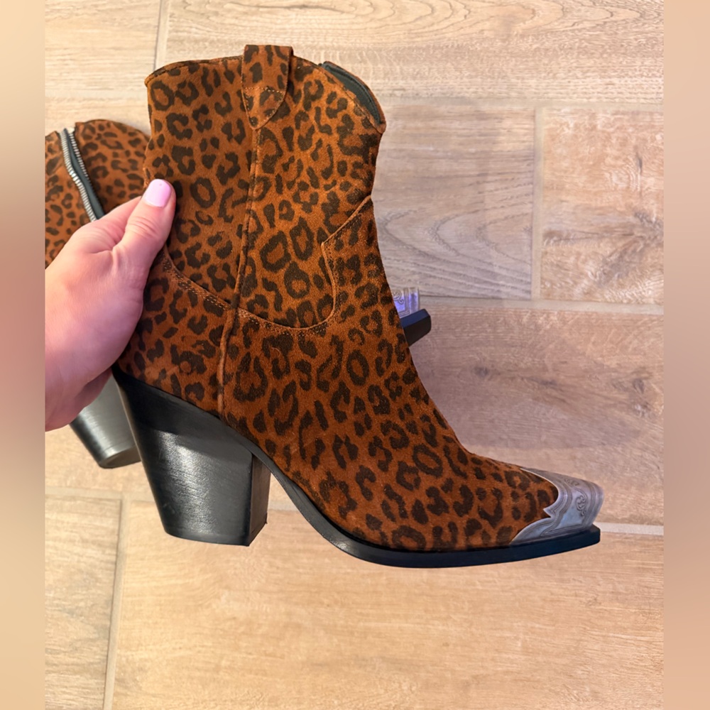 Free people Brayden Western Boot in animal print - Picture 2 of 5